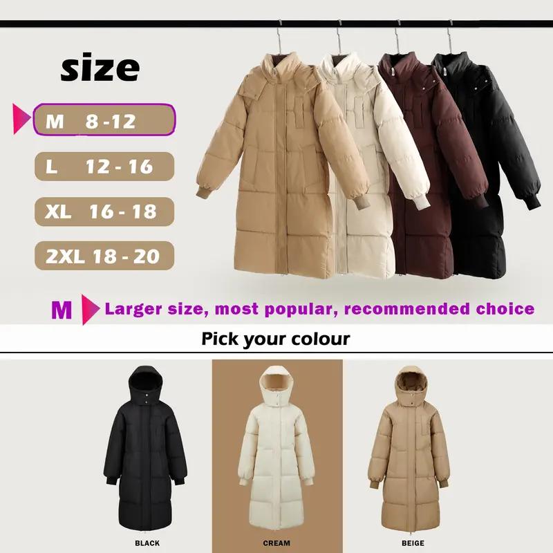 【EU DEAL】 GetMod 2026 Waterproof Premium Long Coats – Classic Winter Women’s Hooded Long Jacket #A08