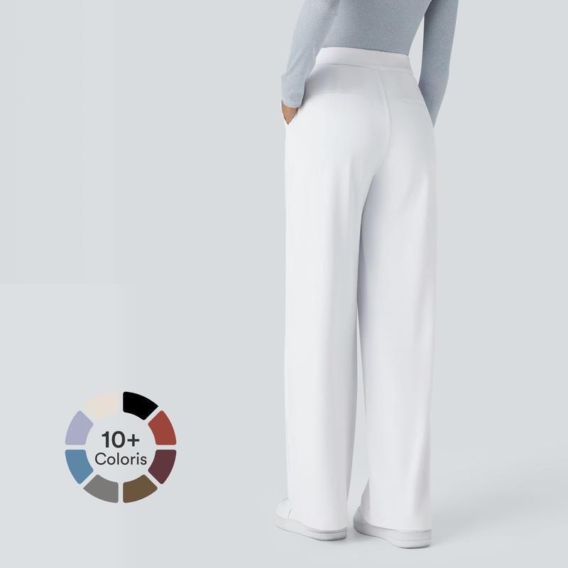 Halara Pantalon tailleur Halara Flex™ DayStretch coupe droite taille haute avec poches