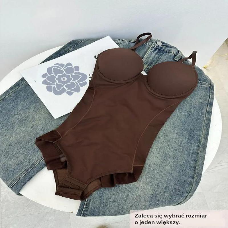 Damskie body z biustonoszem i regulowanymi ramiączkami, wyszczuplające i modelujące, rozmiary od XS do XXL na każdą porę roku