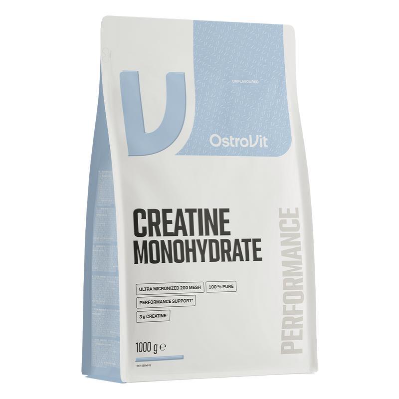 OstroVit monohidrato de creatina 1000 g - suplemento alimentar de alta qualidade sem açúcar para atletas e pessoas ativas